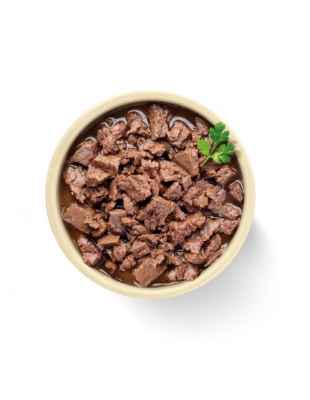 Zestaw saszetek dla kota szarpane kawałki z łososiem w sosie OptiVital 28x85g 5906764003316 3