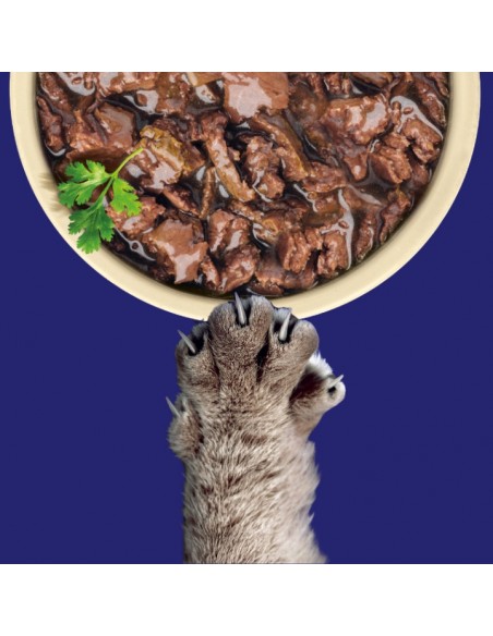 Zestaw saszetek dla kota szarpane kawałki z jagnięciną w sosie 28x85g 5906764003309 7