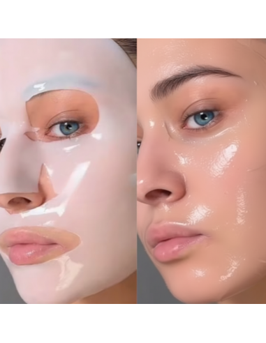 Hydrożelowa maseczka na twarz i dekolt w płachcie LiftGlow Intensive Collagen 4 szt. 5907346090007 9