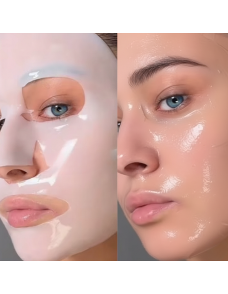 Hydrożelowa maseczka na twarz i dekolt w płachcie LiftGlow Intensive Collagen 4 szt. 5907346090007 9