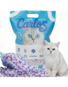 Bezpyłowy żwirek silikonowy dla kota Carlos 3,8L 5905842537286