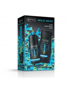 Zestaw prezentowy dla mężczyzny STR8 Wild Beat - Dezodorant 150 ml + Żel pod prysznic 250 ml 5900536362175