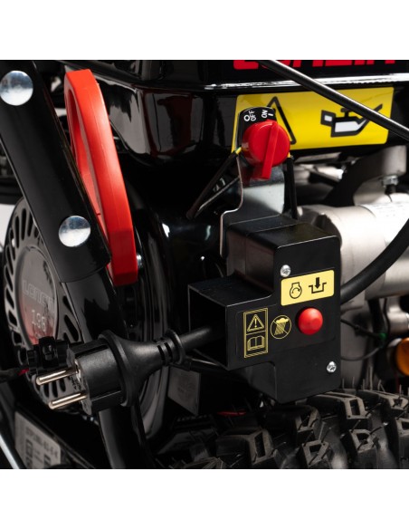 Wydajna odśnieżarka spalinowa z napędem z rozrusznikiem elektrycznym NAC STP196L-61-E-K 5902490793576 12