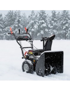 Wydajna odśnieżarka spalinowa z napędem z rozrusznikiem elektrycznym NAC STP196L-61-E-K 5902490793576 2