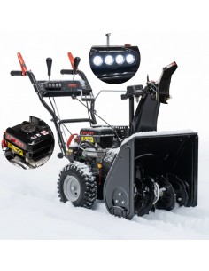 Wydajna odśnieżarka spalinowa z napędem z rozrusznikiem elektrycznym NAC STP196L-61-E-K 5902490793576