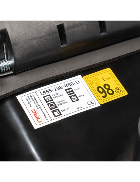 Mocna kosiarka spalinowa z napędem oraz  silnikiem LONCIN NAC LS55-196-HSD-LI 5w1, 196 cm³ szer. koszenia 55 cm 5902490740785 13