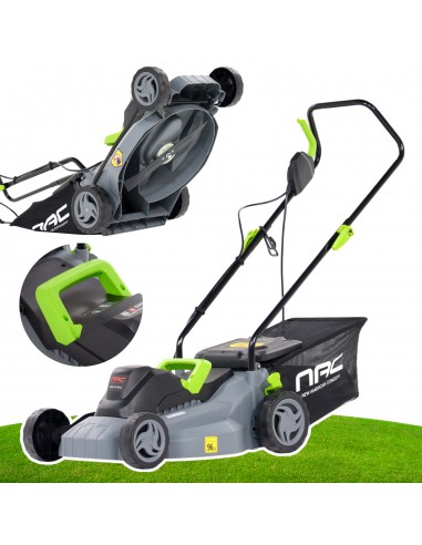 Kosiarka elektryczna NAC 1500 W 28l LE15-37-PB-S szerokość koszenia 37cm 5902067855034