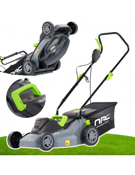 Kosiarka elektryczna NAC 1500 W 28l LE15-37-PB-S szerokość koszenia 37cm 5902067855034