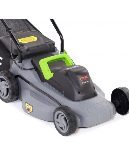 Kosiarka elektryczna NAC 1500 W 28l LE15-37-PB-S szerokość koszenia 37cm 5902067855034 3