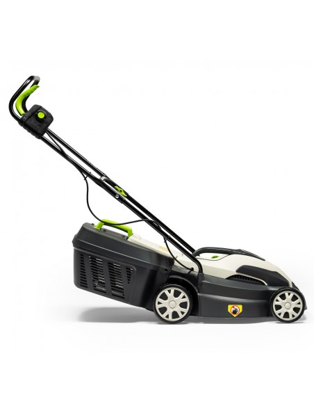 Łatwa w obsłudze kosiarka elektryczna NAC LE14-34-PB-KC 1400W z zabezpieczeniem termicznym + kosz 5902067856390 2