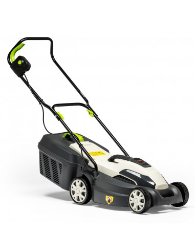 Łatwa w obsłudze kosiarka elektryczna NAC LE14-34-PB-KC 1400W z zabezpieczeniem termicznym + kosz 5902067856390 3