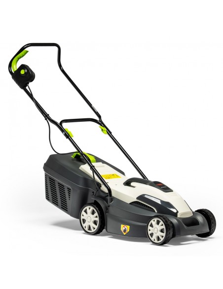 Łatwa w obsłudze kosiarka elektryczna NAC LE14-34-PB-KC 1400W z zabezpieczeniem termicznym + kosz 5902067856390 3