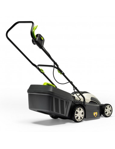 Łatwa w obsłudze kosiarka elektryczna NAC LE14-34-PB-KC 1400W z zabezpieczeniem termicznym + kosz 5902067856390 4