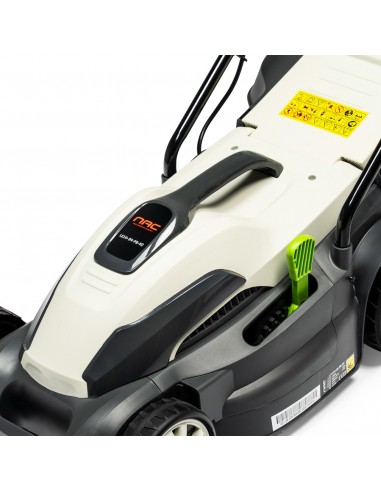 Łatwa w obsłudze kosiarka elektryczna NAC LE14-34-PB-KC 1400W z zabezpieczeniem termicznym + kosz 5902067856390 8