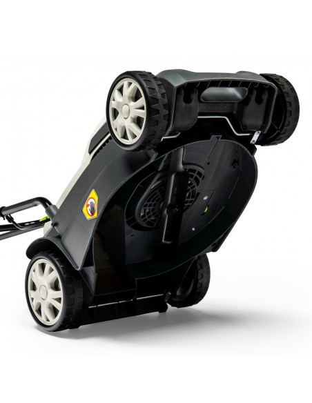 Łatwa w obsłudze kosiarka elektryczna NAC LE14-34-PB-KC 1400W z zabezpieczeniem termicznym + kosz 5902067856390 14