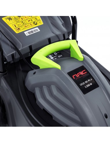 Cicha kosiarka elektryczna z silnikiem indukcyjnym NAC LE12-32-PI-J, szer. koszenia 32 cm 5902067856291 8