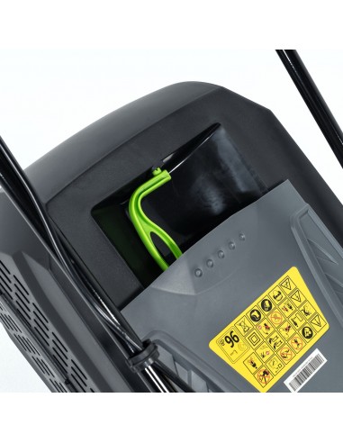 Cicha kosiarka elektryczna z silnikiem indukcyjnym NAC LE12-32-PI-J, szer. koszenia 32 cm 5902067856291 10