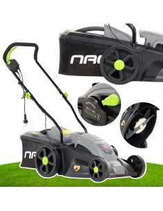 Kosiarka elektryczna NAC LE16-38-PI-G z silnikiem indukcyjnym 1600W + funkcja mielenia 5902067856246