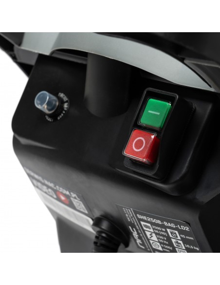 Elektryczny rozdrabniacz do gałęzi rębak NAC SHE250B-BAG-LD2, 2500 W 5902490744097 11