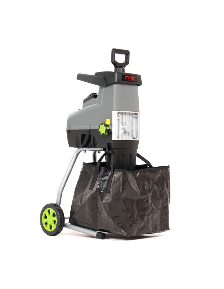 Wydajny rozdrabniacz gałęzi rębak frezowy NAC SHE280S-BAG-G, 2800 W 5902067856093 3