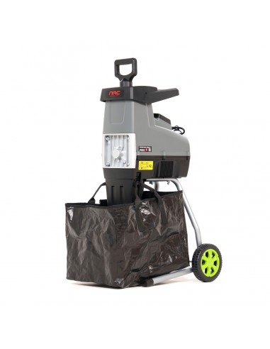 Wydajny rozdrabniacz gałęzi rębak frezowy NAC SHE280S-BAG-G, 2800 W 5902067856093 4