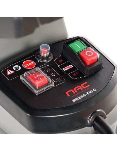 Wydajny rozdrabniacz gałęzi rębak frezowy NAC SHE280S-BAG-G, 2800 W 5902067856093 7