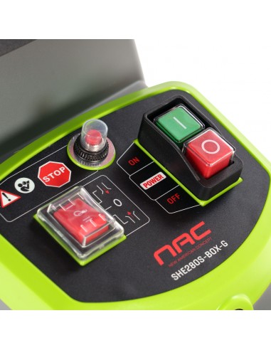 Wydajny rozdrabniacz gałęzi z silnikiem szczotkowym NAC SHE280S-BOX-G, 2800 W 5902067856109 2