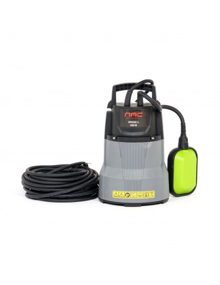 Praktyczna pompa ogrodowa do wody czystej NAC SPE25C-L, 250 W 8000l/h 5902490742567