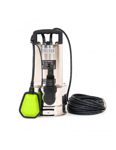 Solidna pompa zatapialna do brudnej wody NAC SPE75INOX-L, 750 W 15000l/h 5902490742628 5