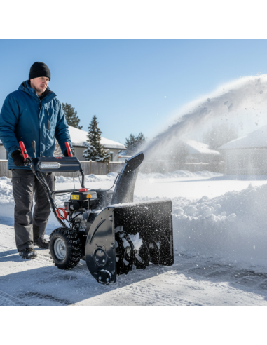 Odśnieżarka spalinowa z napędem i rozrusznikiem elektrycznym 66 cm NAC STP212L-66-E-K 5905842537712 14