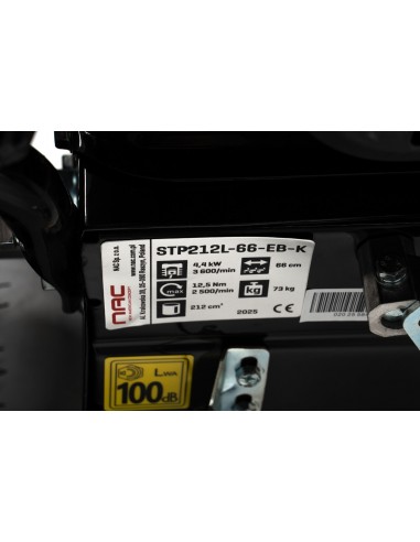Odśnieżarka spalinowa z napędem i rozrusznikiem elektrycznym 66 cm NAC STP212L-66-EB-K 5905842537729 13