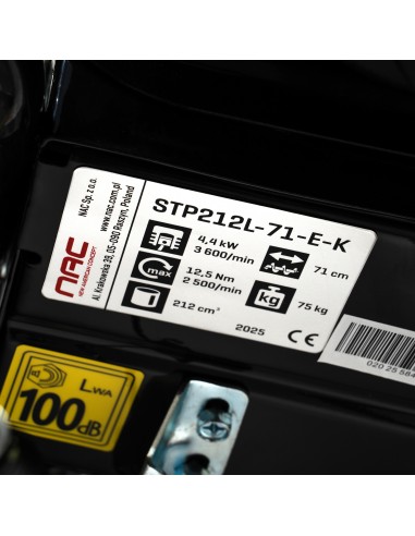 Mocna odśnieżarka spalinowa z napędem i rozrusznikiem elektrycznym 71 cm NAC STP212L-71-E-K 5905842537736 10