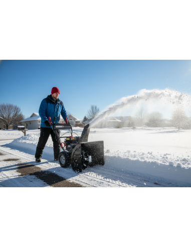 Mocna odśnieżarka spalinowa z napędem i rozrusznikiem elektrycznym 71 cm NAC STP212L-71-E-K 5905842537736 11