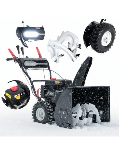 Odśnieżarka spalinowa z napędem i rozrusznikiem elektrycznym 76 cm NAC STP212L-76-EB-K 5905842520103