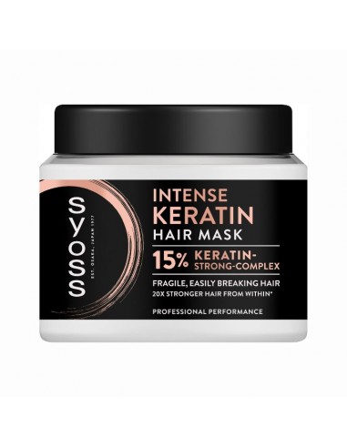 Wzmacniająca maska do włosów delikatnych i łamliwych SYOSS Deep Keratin 400 ml 9000101743234