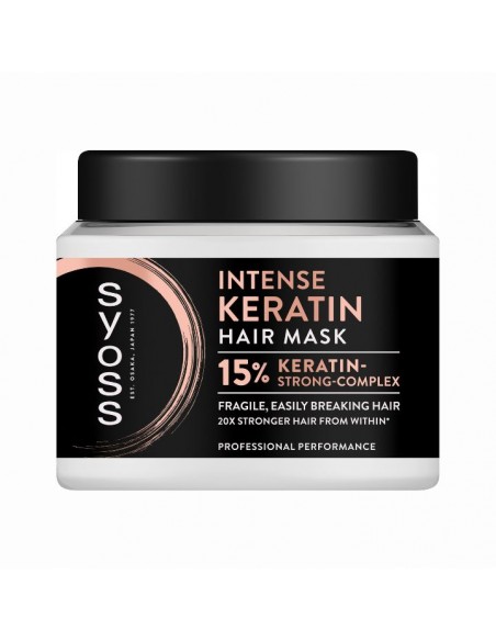 Wzmacniająca maska do włosów delikatnych i łamliwych SYOSS Deep Keratin 400 ml 9000101743234