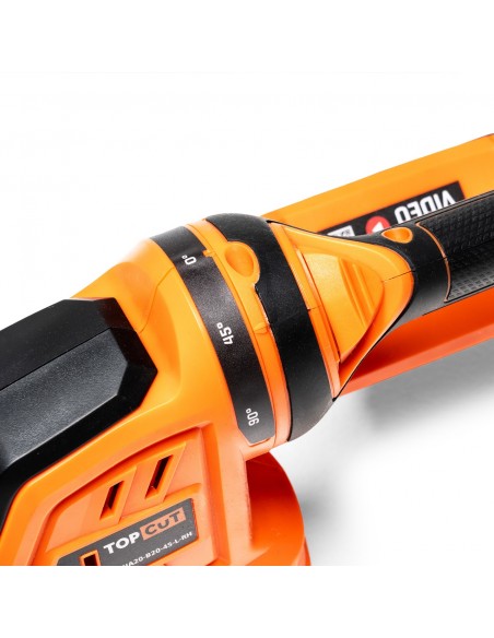 Akumulatorowe nożyce do żywopłotu 45 cm 20V TOP CUT TC-NA20-B20-45-L-RH 5905842525924 8