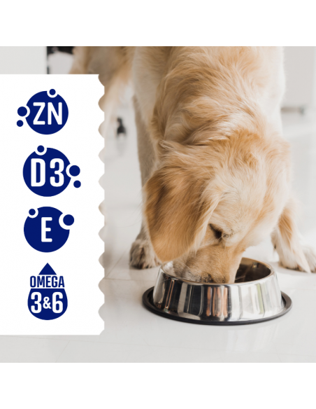 Pasztet dla dorosłych psów z wieprzowiną, bogaty w wołowinę z ziemniakami OptiVital 400 g 5906764003446 3