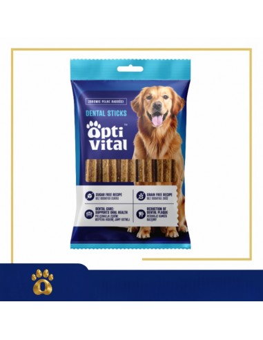 Bezzbożowy przysmak dentystyczny dla psów Dental stick OptiVital 180 g 5906764003019 2