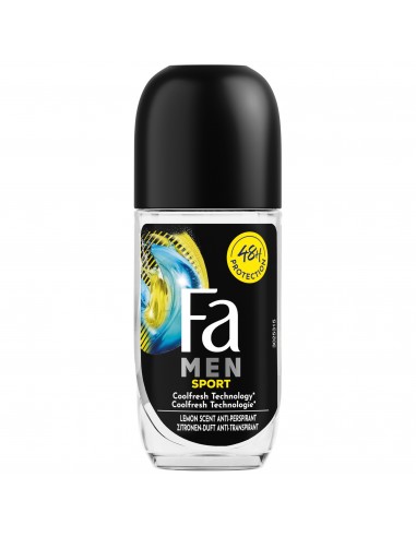 Kulkowy antyperspirant dla mężczyzn o zapachu cytrusowym 50ml Fa Men Sport 9000100219877