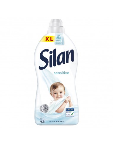 Hipoalergiczny płyn do płukania tkanin Silan Sensitive 1,672L 9000101590272