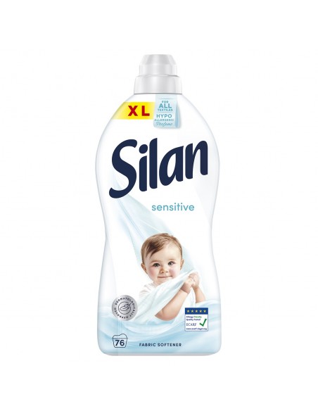 Hipoalergiczny płyn do płukania tkanin Silan Sensitive 1,672L 9000101590272