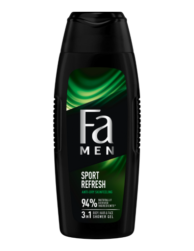 Duży zestaw żel pod prysznic  mix męski 4x400 ml 3838824404509 5