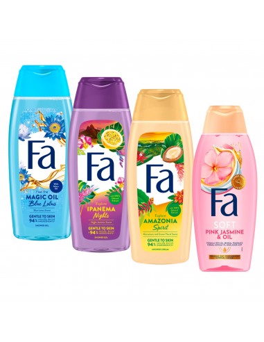 4x400ml Fa żel pod prysznic zestaw mix damski 3838824405247