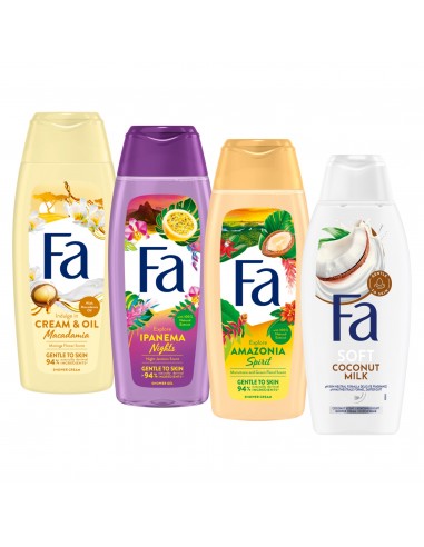 Zestaw dla kobiet żel pod prysznic mix damski 4x400ml Fa 3838824404493