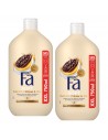 Cream & Oil Cacao żel pod prysznic zestaw 2x 750ml Fa