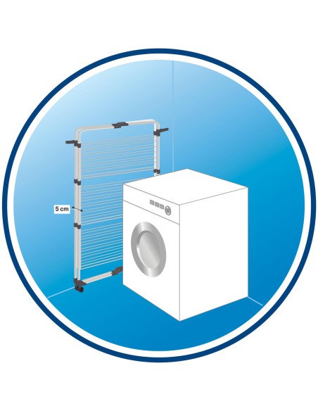Piętrowa suszarka Vileda Mixer 3, wys. 133 cm 4023103202092 21