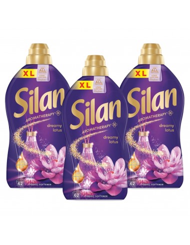 3x Płyn do płukania Silan Aromatherapy Dreamy Lotus 3x 1364 ml 186 prań 9000101582604