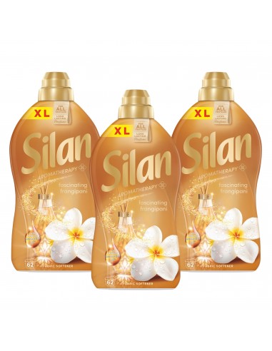 3x Zmiękczający koncentrat do płukania Silan Aromatherapy Fascinating Frangipani 3x 1364 ml 186 prań 9000101582642