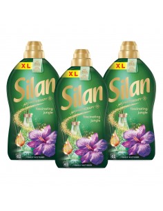 Zmiękczający płyn do płukania tkanin Silan Aromatherapy Fascinating Jungle 3x1364 ml 186 prań 9000101583069
